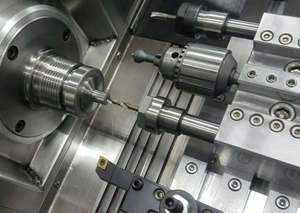 3-Axes-CNC-Gang-Tool-Lathe